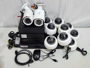 [現状品] HIKVISION HDTVI/AHD/HDCVI H.265+対応 DVR DS-7216HQHI-K2 6TB + カメラ VD-A2100/AF VB-HS4200WIR + 12VDCカメラ電源 初期化済