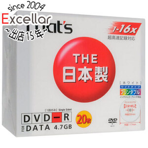 太陽誘電 DVD-R 16倍速 20枚組 DR-47WWY20SN [管理:1000027308]