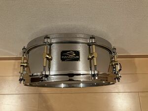 CANOPUS S-1450 The Steel 14×5 スネアドラム カノウプス SDBS14 スティールシェル ブラスチューブラグ TAMA スネアケース Snare drums