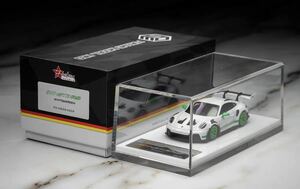 1/64 FuelMe TOPART ポルシェ　992 GT3 RS 白緑