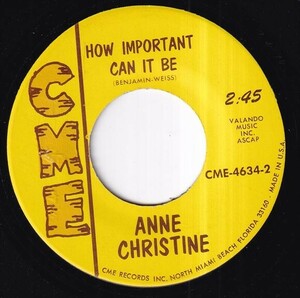 Anne Christine - Summer Man / How Important Can It Be (A) FC-Q014