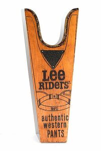 1970’s Lee Riders リーライダース ビンテージ ブーツジャック 検 看板 バディリー BUDDY LEE ハウスマーク HDLEE 赤タグ インディゴ 赤耳