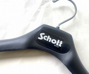 Schott (ショット) 純正プラスチック ハンガー LOGOロゴ ワンスター ライダース レザージャケット ブルゾン セットアップ Hanger アメリカ