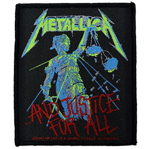 METALLICA メタリカ ...And Justice For All Patch ワッペン オフィシャル