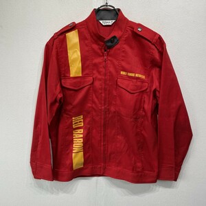 非売品　RED BARON レッドバロン　上着　Mサイズ　赤／レッド 　レア　制服　ユニホーム　社員　従業員　二輪　バイク　IIJIMA　G1327