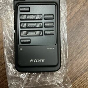 当時物 SONY ソニー CDデッキ　 リモコン RM-X16