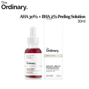 [ジオーディナリー] The Ordinary AHA 30% + BHA 2% Peeling Solution 30ml 血みどろピーリング ピーリング 美容液 (4033)