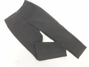 INDIVI インディヴィ ウール混 テーパード パンツ size38/黒 ◇■ ☆ dlb2 レディース