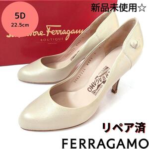 新品未使用箱付き☆サルヴァトーレ・フェラガモ【Ferragamo】パンプス