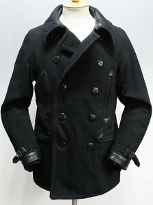 Nigel Cabourn (ナイジェルケーボン) MILITARY PEA COAT / ミリタリーピーコート #8090030000 ブラック size 46(S)