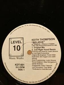 Keith Thompson Believe　House