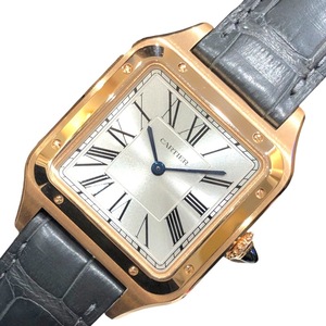 カルティエ Cartier サントスデュモン　LM WGSA0021 K18ピンクゴールド 腕時計 レディース 中古