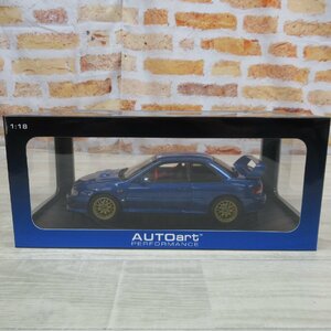 TA1176/スバル インプレッサ 22B ブルー Autoart PERFORMANCE SUBARU IMPREZA 22B 青 STI オートアート 1/18 パフォーマンス