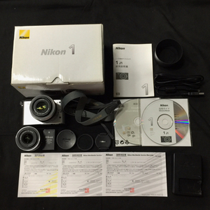 1円 Nikon 1 J1 1 NIKKOR 10-30mm 1:3.5-5.6 VR 30-110mm 1:3.8-5.6 ミラーレス一眼 カメラ L061404