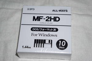 ■　ALLWAYS　■　3.5インチ　MF-2HD　フロッピーディスク　19枚　1.44MB　For Windows　DOS／フォーマット済　【 FD35-AW 】