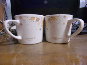 GODIVA ゴディバ ペアマグカップ コーヒーカップ ティーカップ