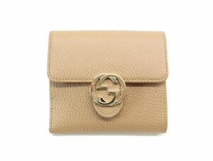 GUCCI グッチ 2つ折り財布 615525 インターロッキング G レザー ウォレット 財布 ∠UP4186