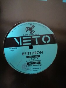 90s トランス　12 Beitthron Triple W Veto Records