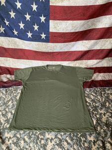 米軍 海兵隊 実物 放出品 インナー シャツ サイズ L さらさら Tシャツ 速乾 ドライ ELITE ISSUE USA アメリカ製 スポーツ 半袖　T