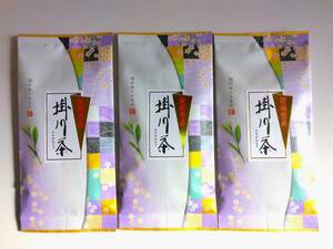 特上1番茶 深蒸し掛川茶 100ｇ×3袋　【送料無料】是非お試しください