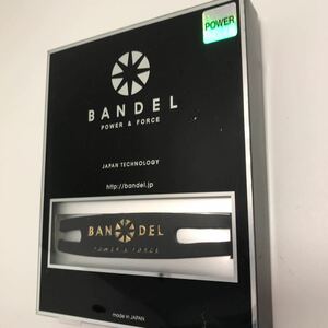 新品未使用　BANDEL ブレスレット L 19.0cm ブラックゴールド　メタリックシリーズ　磁気