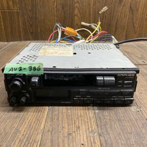 AV2-336 激安 カーステレオ テープデッキ MITSUBISHI ORPHES CH-9003G 11223383A カセット FM/AM 通電未確認 ジャンク