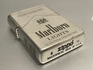 1円 ZIPPO ライター マルボロ Marlboroジッポ Zippoオイルライター中古品 喫煙グッズ ジッポー 火花確認済R67548