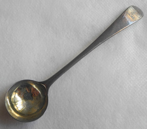 イギリス アンティーク 銀製 スプーン シルバー925 1796年頃 ジョージアン ホールマーク有り スターリングシルバー