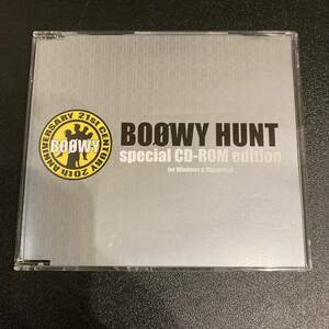 美品 非売品 当選品 BOOWY HUNT CD-ROM 氷室京介 布袋寅泰 松井常松 高橋まこと