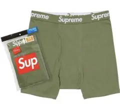 Supreme Hanes Boxer Briefs オリーブ　カーキ　新品