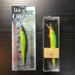 【新品未使用】Megabass/メガバス ONE TEN ワンテン 110 [USAカラー:ホットタイガーマットタイガー] 2色セット ito ENGINEERIN