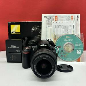 ◆ Nikon D3100 デジタル一眼レフカメラ ボディ AF-SDX NIKKOR 18-55mmF3.5-5.6G VR レンズ シャッターOK 現状品 ジャンク 