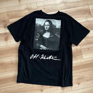 【送料無料】OFF-WHITE オフホワイト MONALISA S/S TEE 黒 M モナリザ Tシャツ