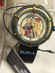 時計屋さんの在庫品 レアデッドストック ポパイPOPEYE 腕時計1990キング・フィーチャーズ・シンジケート社ギャランティキャラクター限定品