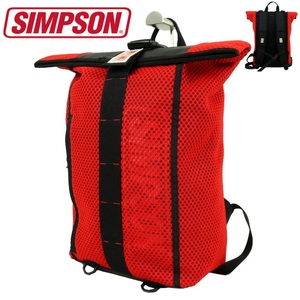 【B2963】SIMPSON シンプソン リュック 防水ロールアップバッグパック