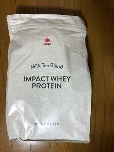 ☆訳アリ品 1円スタート Myprotein マイプロテイン Impact ホエイプロテイン 2.5kg (限定フレーバー) ミルクティー ☆Y2D-036-001