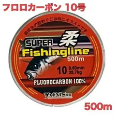 フロロカーボン 10号 500m フロロライン ハリス リーダー 釣り糸B