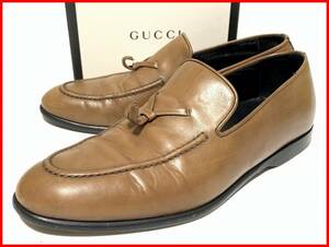 即決 GUCCI グッチ 6.5≒23.5cm スリッポン 茶 ブラウン レディース jtl