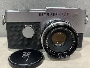 1円～ OLYMPUS PEN F オリンパスペン フィルムカメラ 一眼レフ 1:1.8 f=38mm 動作未確認 ジャンク扱い
