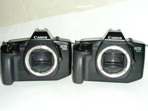 5771●● Canon EOS 630(約5コマ/秒モーター搭載) + EOS 650(初代イオス)、ボディ 2台で ●9253