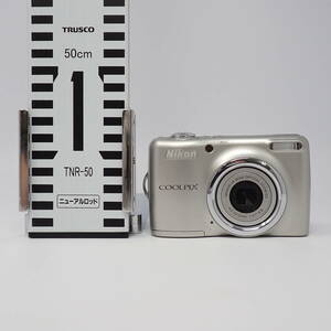 現状品 Nikon デジタルカメラ COOLPIX L23 シルバー 