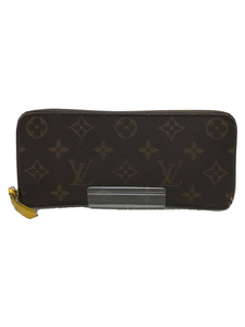 LOUIS VUITTON◆ポルト・フォイユ・クレマンス_モノグラム・キャンバス_BRW_ジョンキーユ/PVC/BRW/レディース