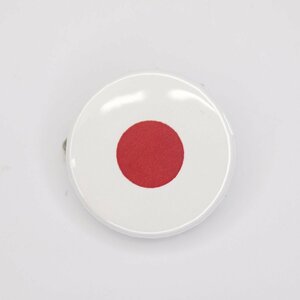 Button badge 25mm Japanese flag 日の丸 国旗柄 缶バッジ Vespa Lambretta ベスパ ランブレッタ 50S 100 et3 GTR RALLY PX200E 160GS