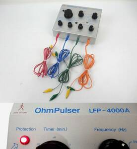【パルス】オームパルサー Ohm Pulser LFP-4000A 全医療器 電池にて通電のみ確認 中古品 JUNK 現状 一切返品不可 部品取り等にも！