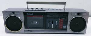 (21)ナショナル RX-F10 TV-FM-AM-FM STEREO RADIO CASSETTE RECORDER