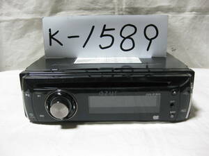 K-1589　azur　DVX-013Ch　フロント USB AUX　1Dサイズ　DVDデッキ　未チェック品