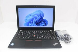 ThinkPad X280 第8世代 Core i5 8250U /8GB/SSD256GB/12.5インチ フルHD /Wi-Fi/USB3.1Type-C/HDMI端子/webカメラ/Windows11 Pro☆