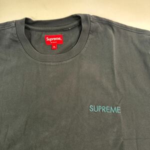Tシャツ XL supremeシュプリーム 新品未使用　送料込　ロゴ刺繍