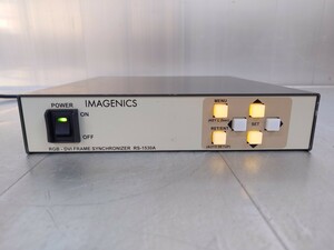 IMAGENICS RGB-DVIフレームシンクロナイザー RS-1530A 通電のみ確認 ジャンク品