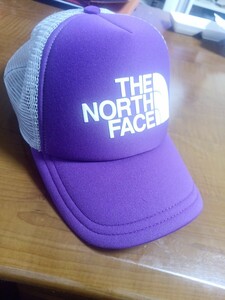 ザノースフェイス THE NORTH FACE 帽子 キャップ メッシュキャップ　パープル　中古